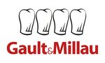 Logo mit vier Kochmützen und Schriftzug Gault&Millau